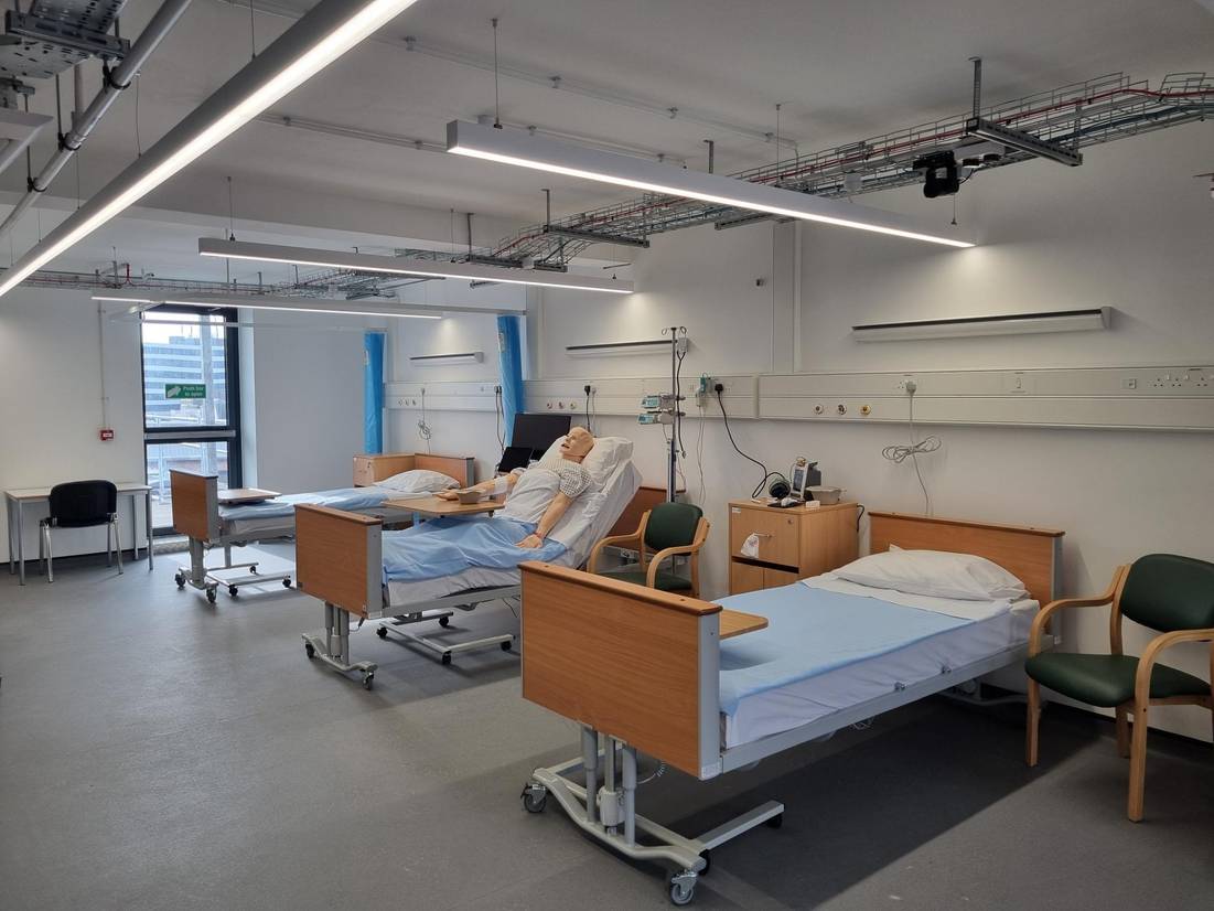 The hospital ward in The Place