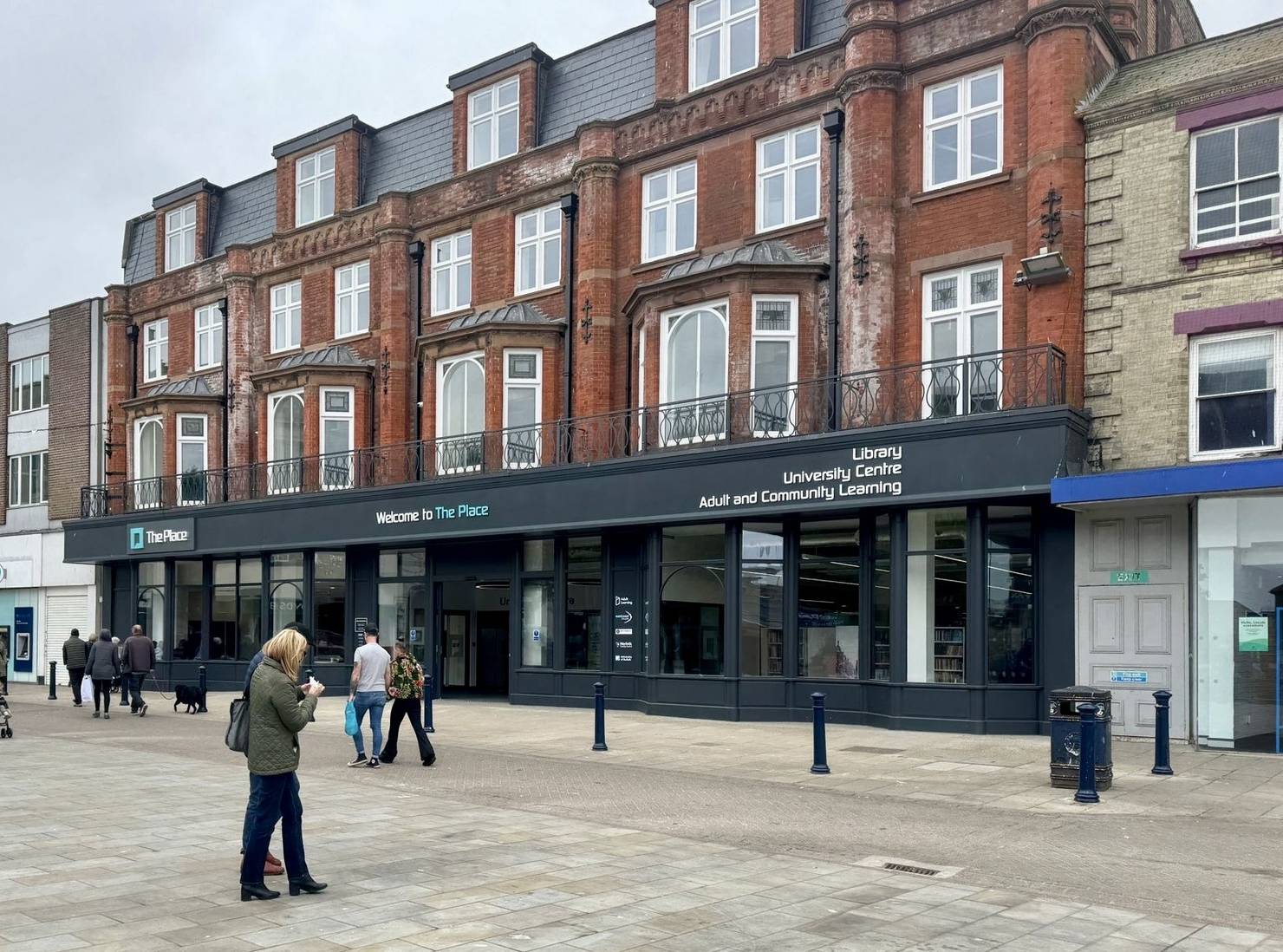 The outside of the newly-opened The Place in Great Yarmouth, where the University of Suffolk has teaching space