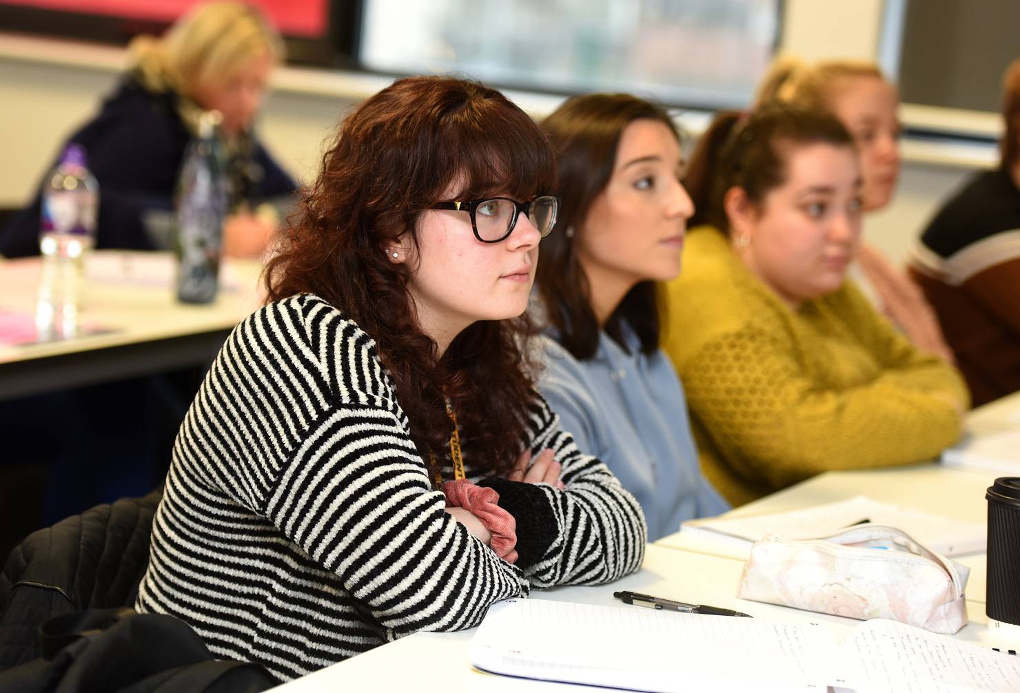 Students sitting in a seminar