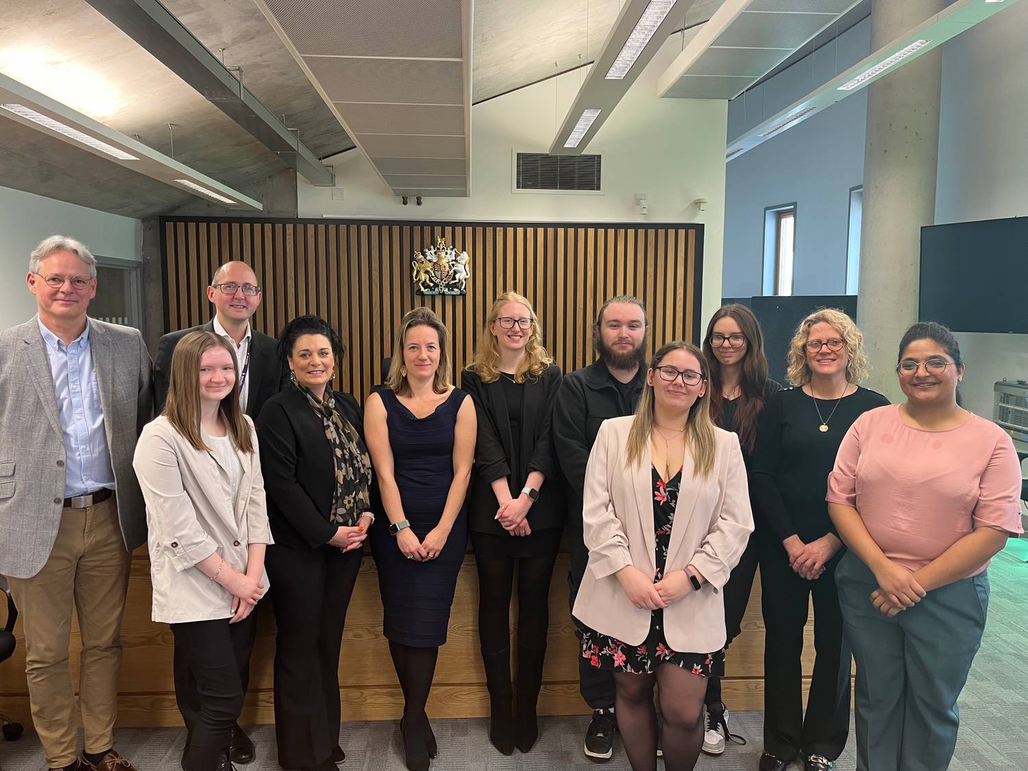 The Legal Advice Centre team and volunteers in the courtroom at the Ƶ