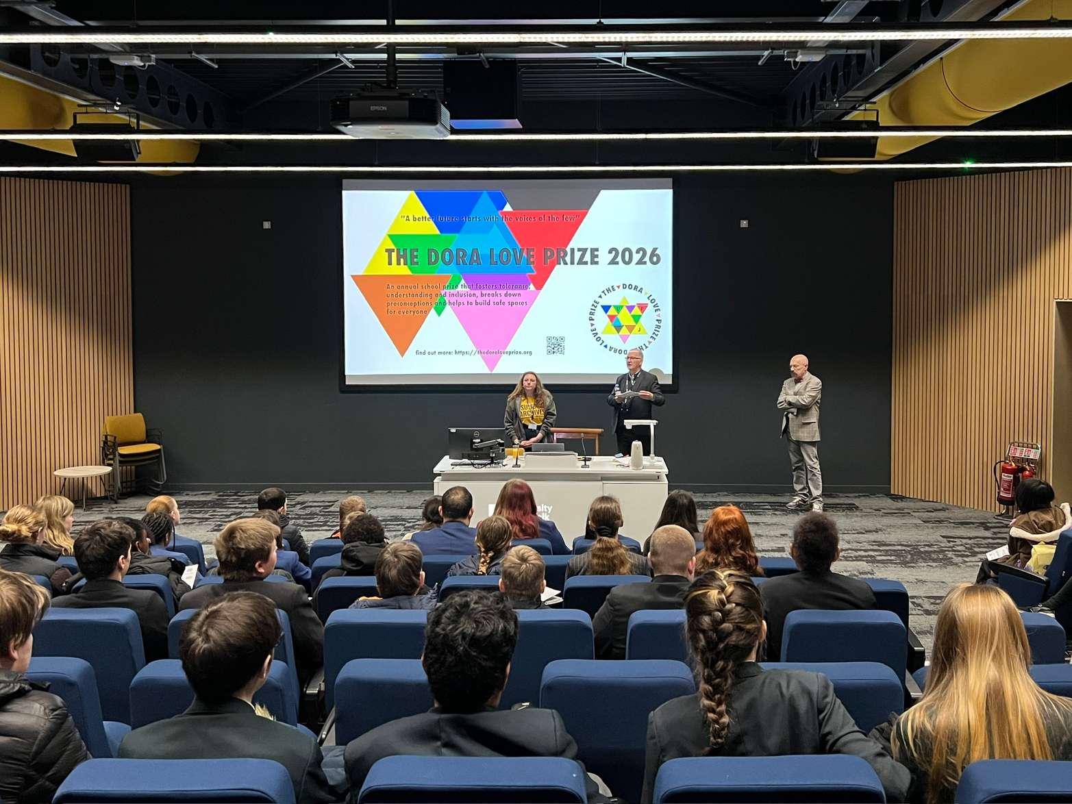 Secondary school pupils from across Suffolk came together for the launch event of the 2026 Dora Love Prize