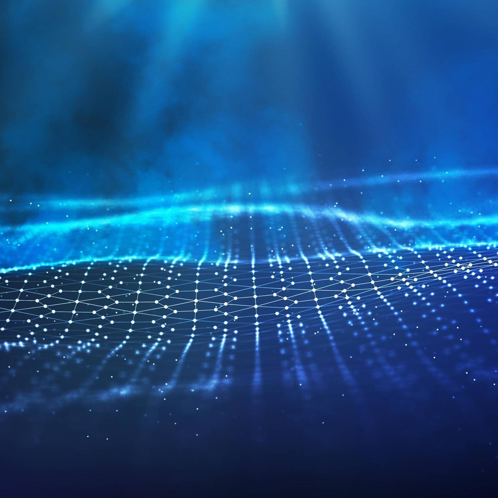 Blockchain technology, cryptocurrency fintech and programming abstract.