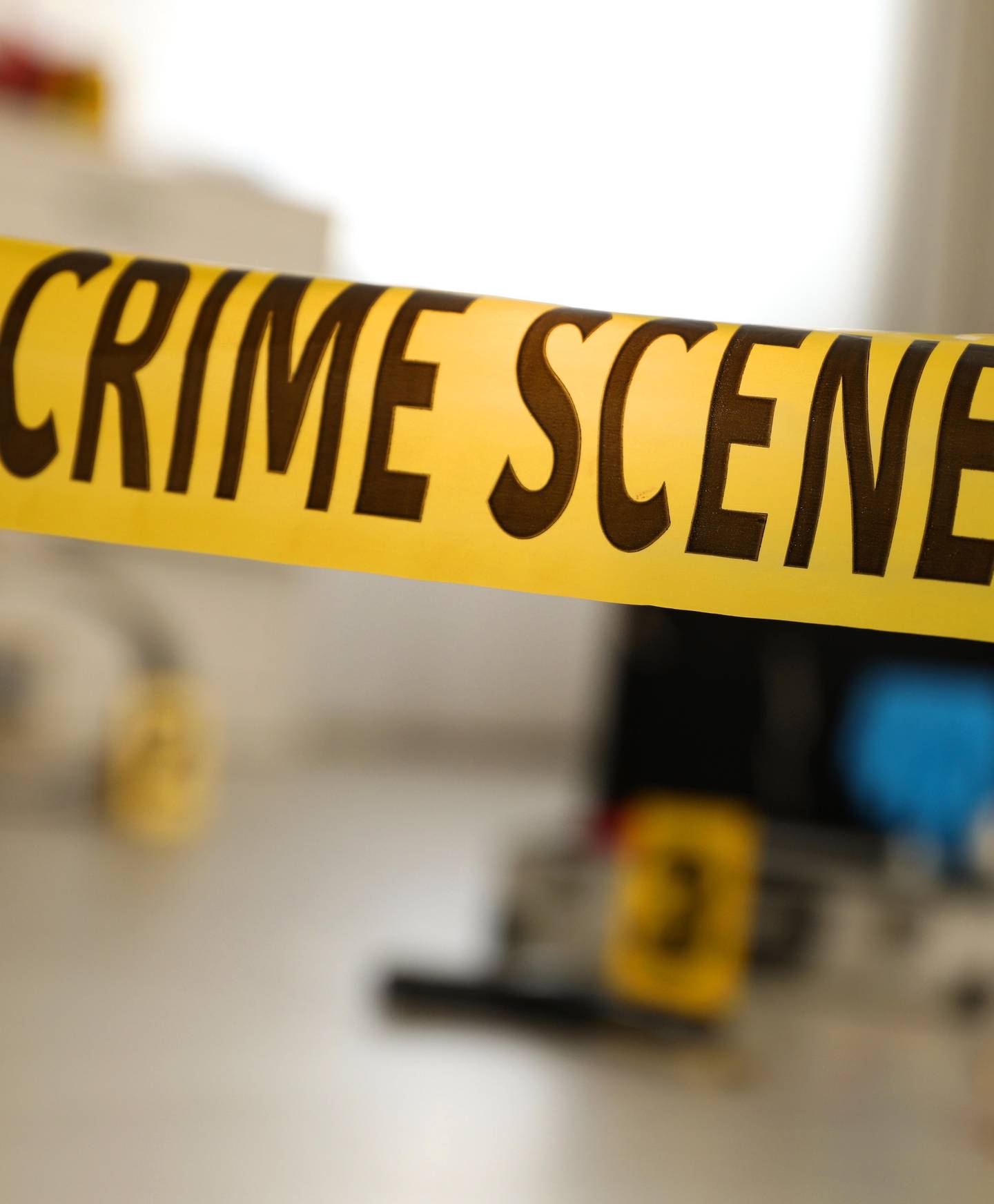 Yellow crime scene tape