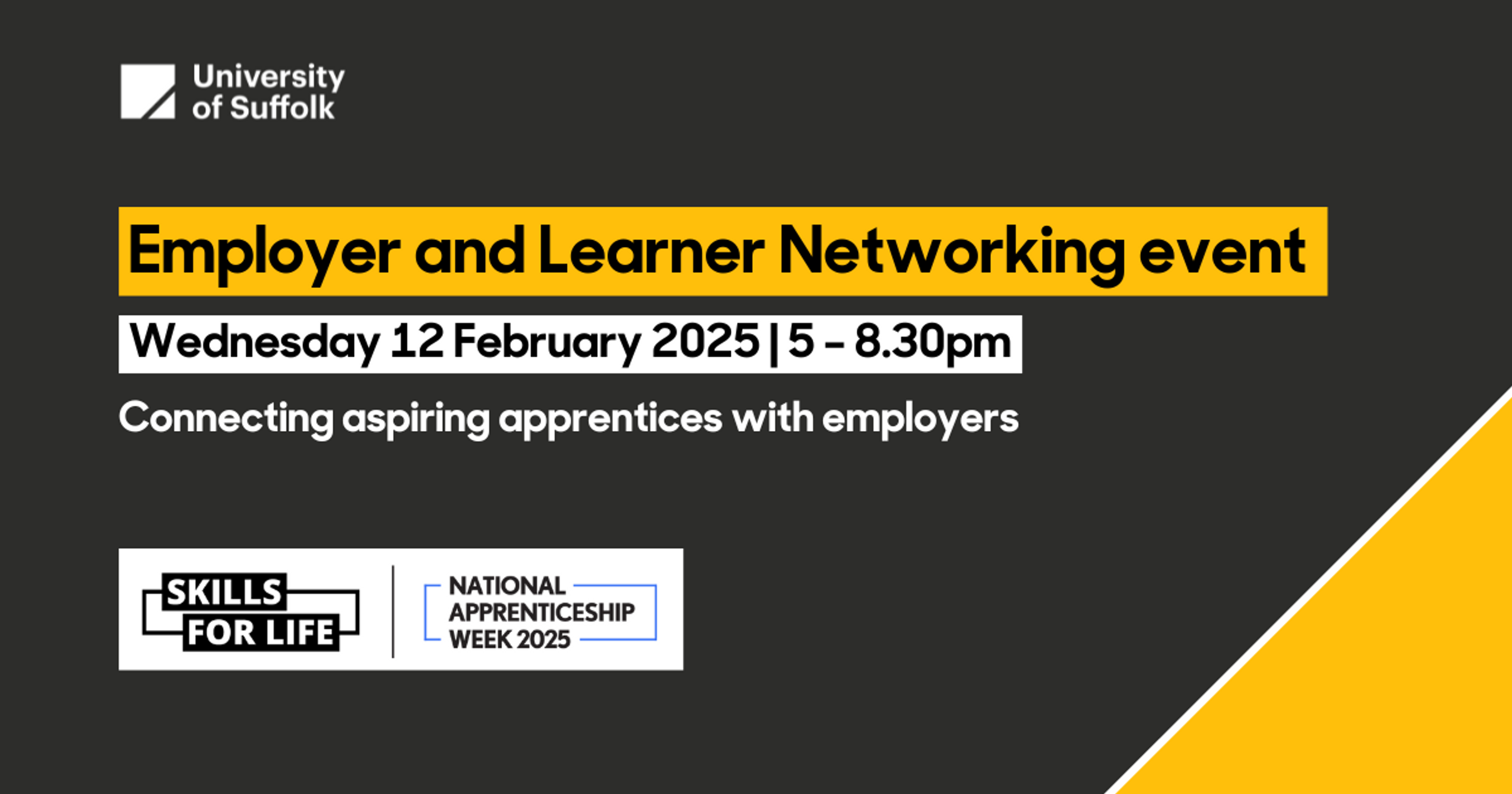 Employer and Learner Networking Event Details