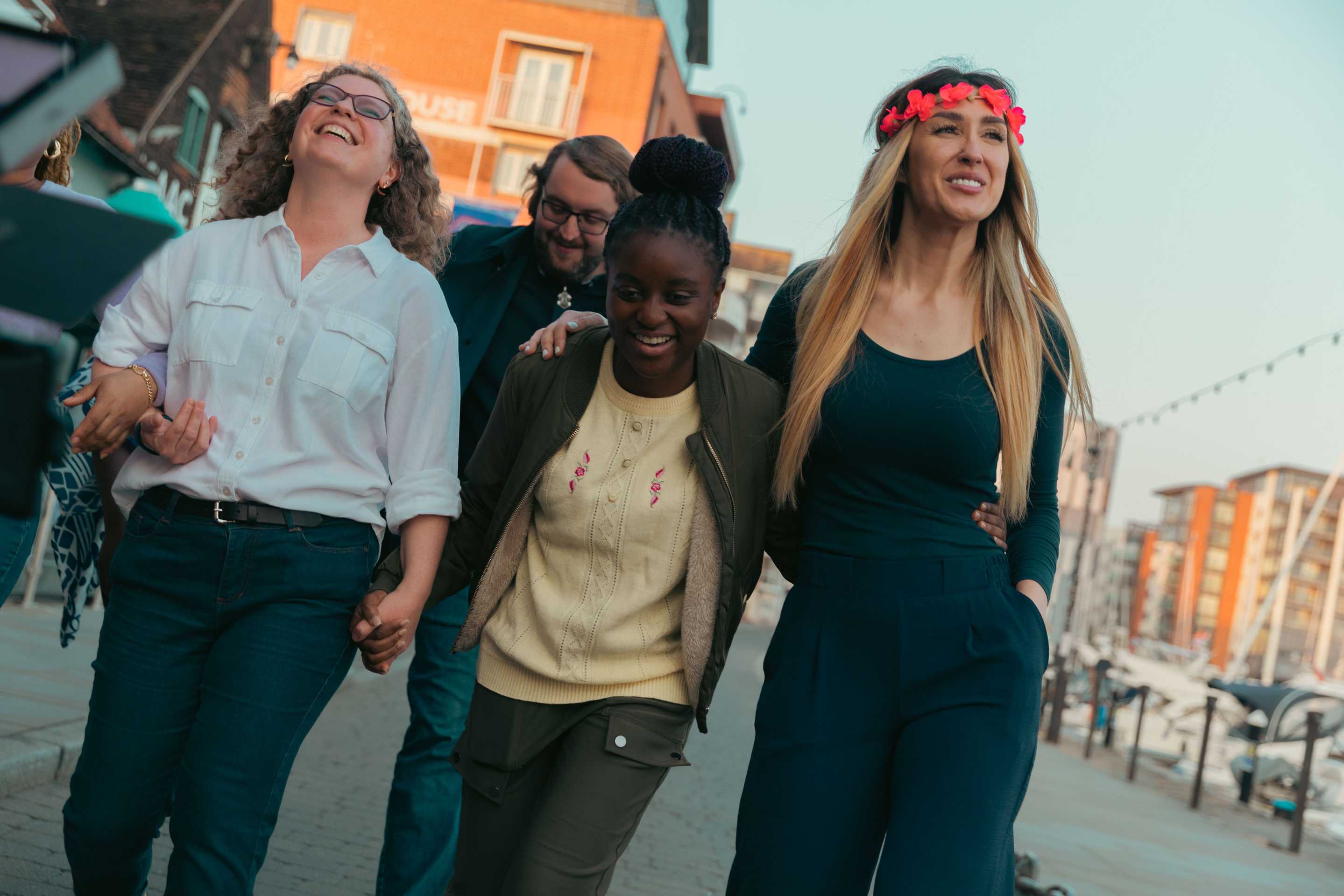 Students on Ipswich Waterfront