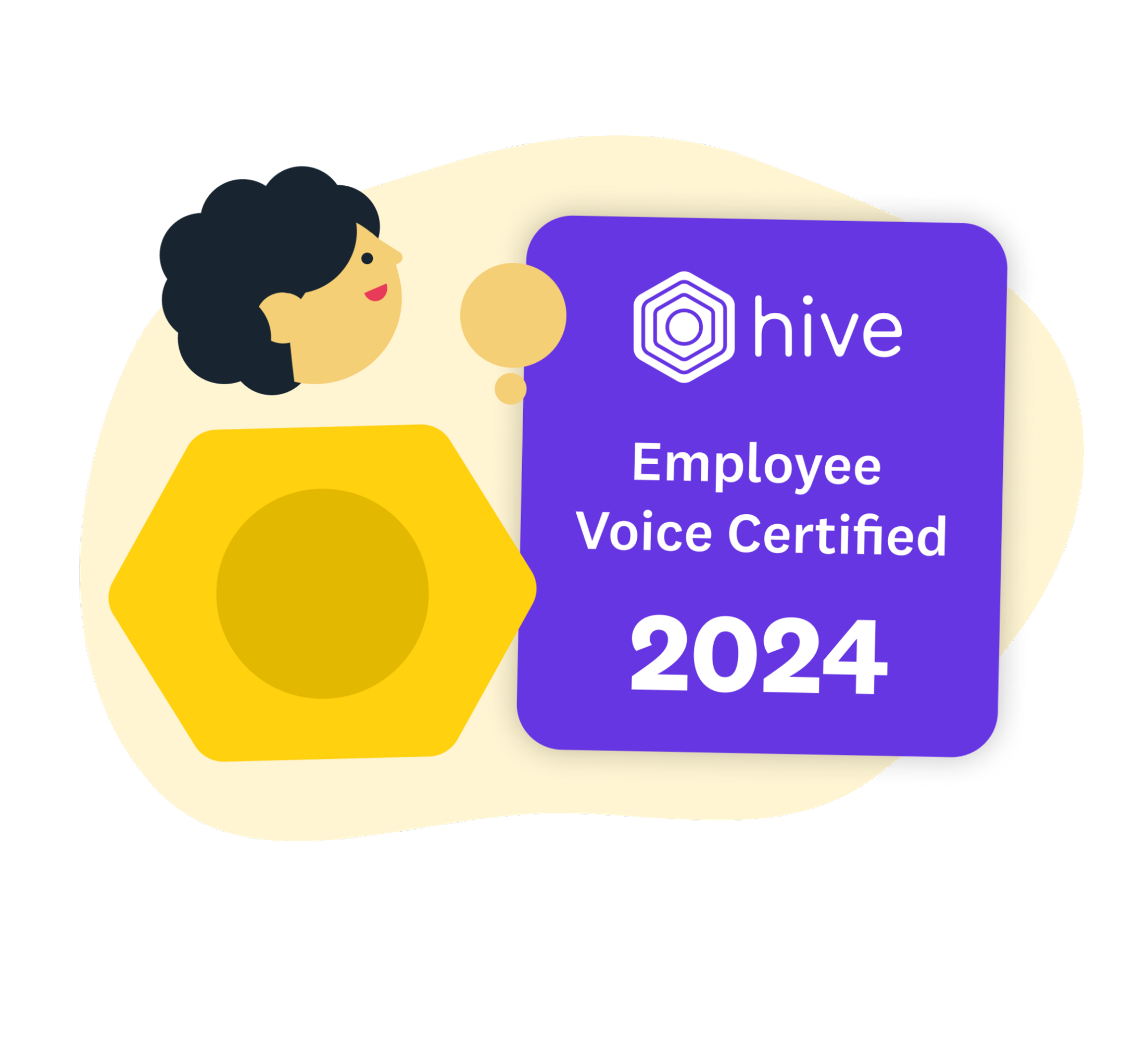 Hive Employee Voice Certified 2024 logo
