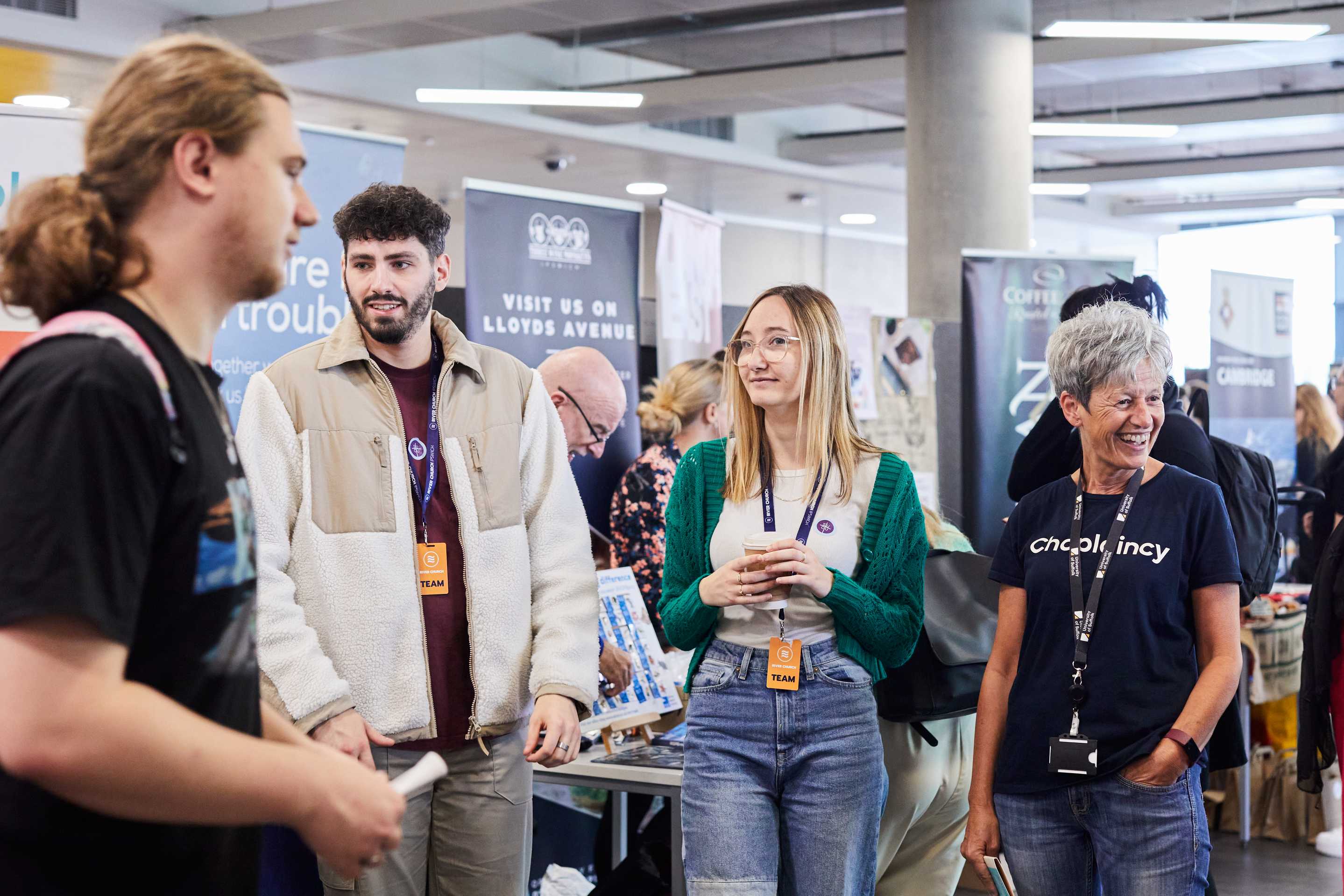 Students and Chaplaincy at Freshers Fair