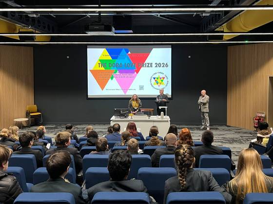 Secondary school pupils from across Suffolk came together for the launch event of the 2026 Dora Love Prize