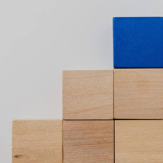 Wooden cubes