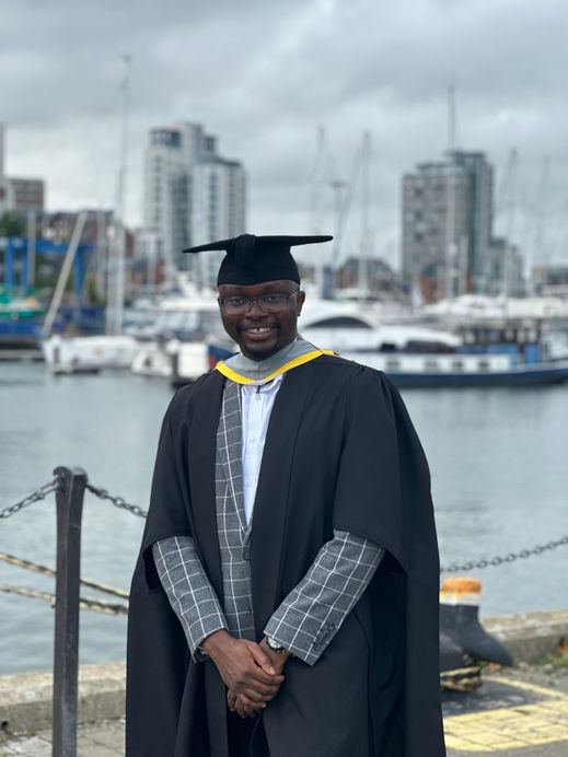 Emmanuel Afolabi graduation photo