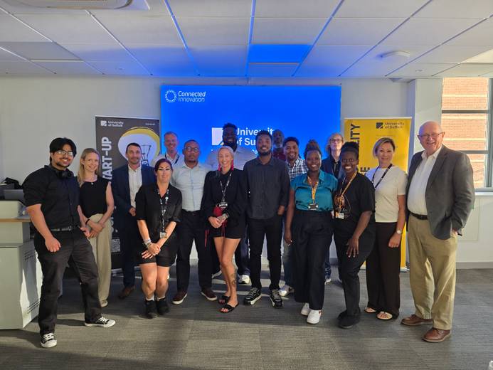 Students, graduates and staff at the 2026 summer bootcamp finale