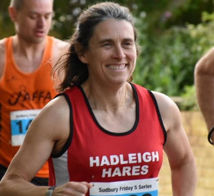 Professor Valerie Gladwell running