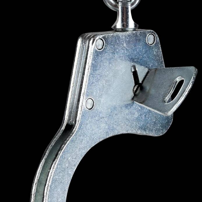 Steel police handcuffs