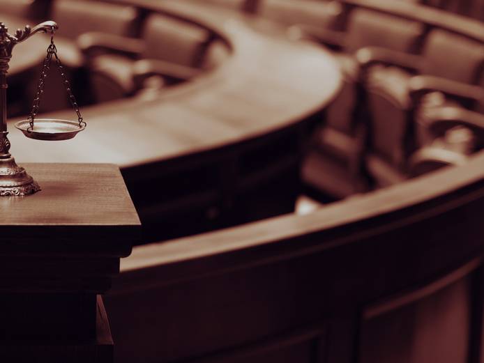 Court room seating