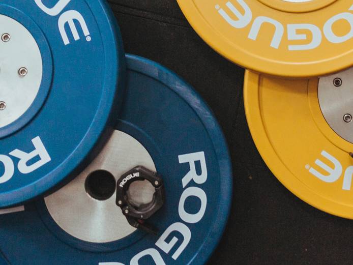 Close-up of weights