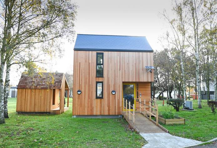 An external image of the Digitech Smart house in BT Adastral Park