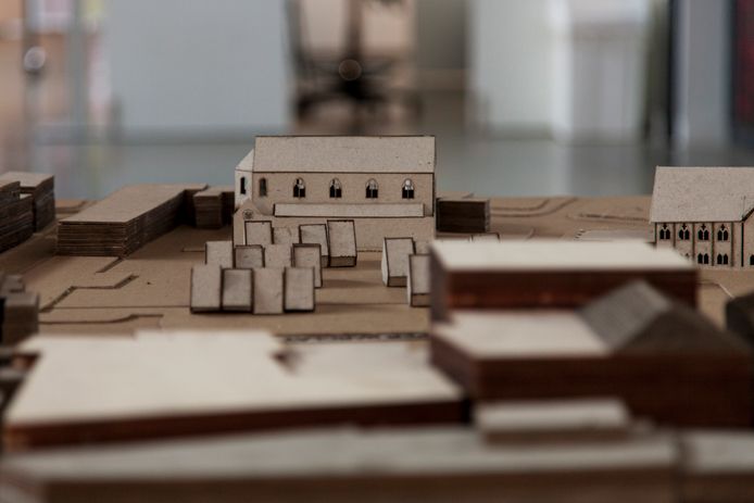 Picture of an architecture model by a universtiy student.