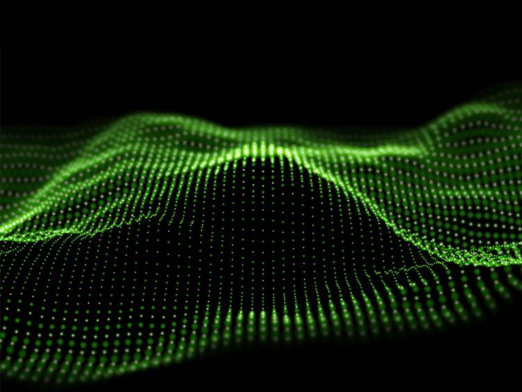 Green data/particle wave