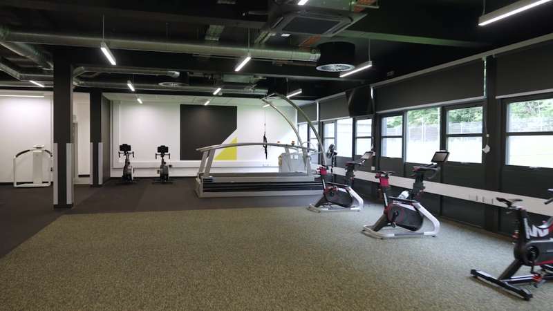 Sports facilities in Health and Wellbeing Building