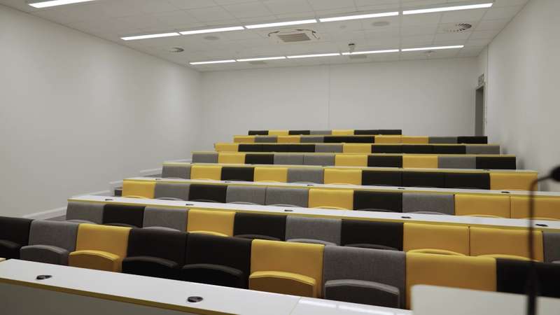 Lecturer theatre in Health and Wellbeing Building