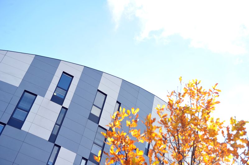 Close-up of the Waterfront Building