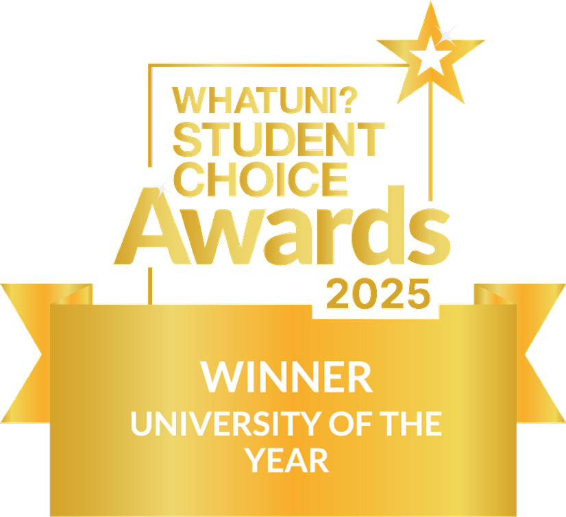 WUSCA winners 2025 badge, University of the Year
