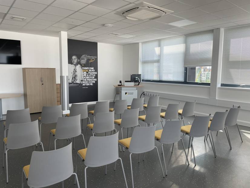Lecture space in the new pharmacy practice suite