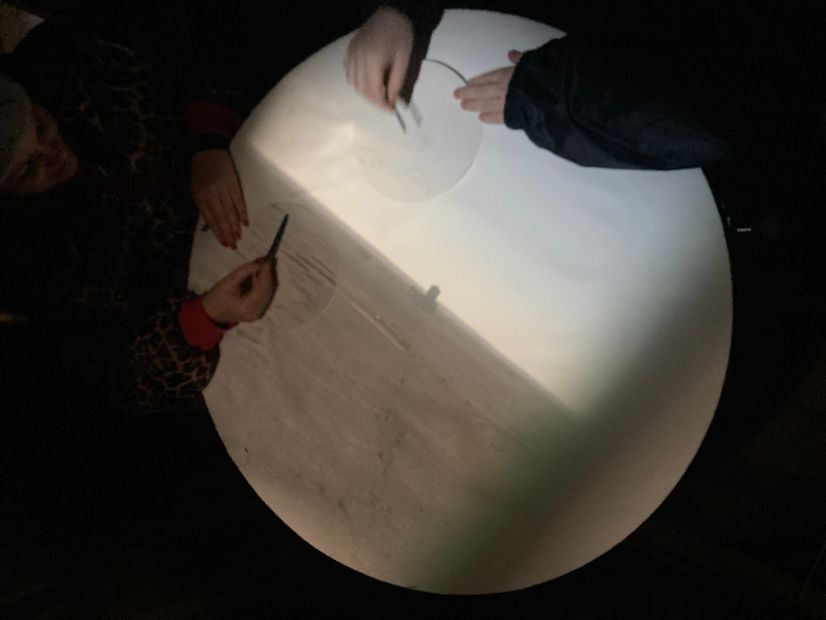 A selection of the round drawings made from the camera obscura will be on display as part of an exhibition when Orford Ness reopens to visitors on Saturday 5 April